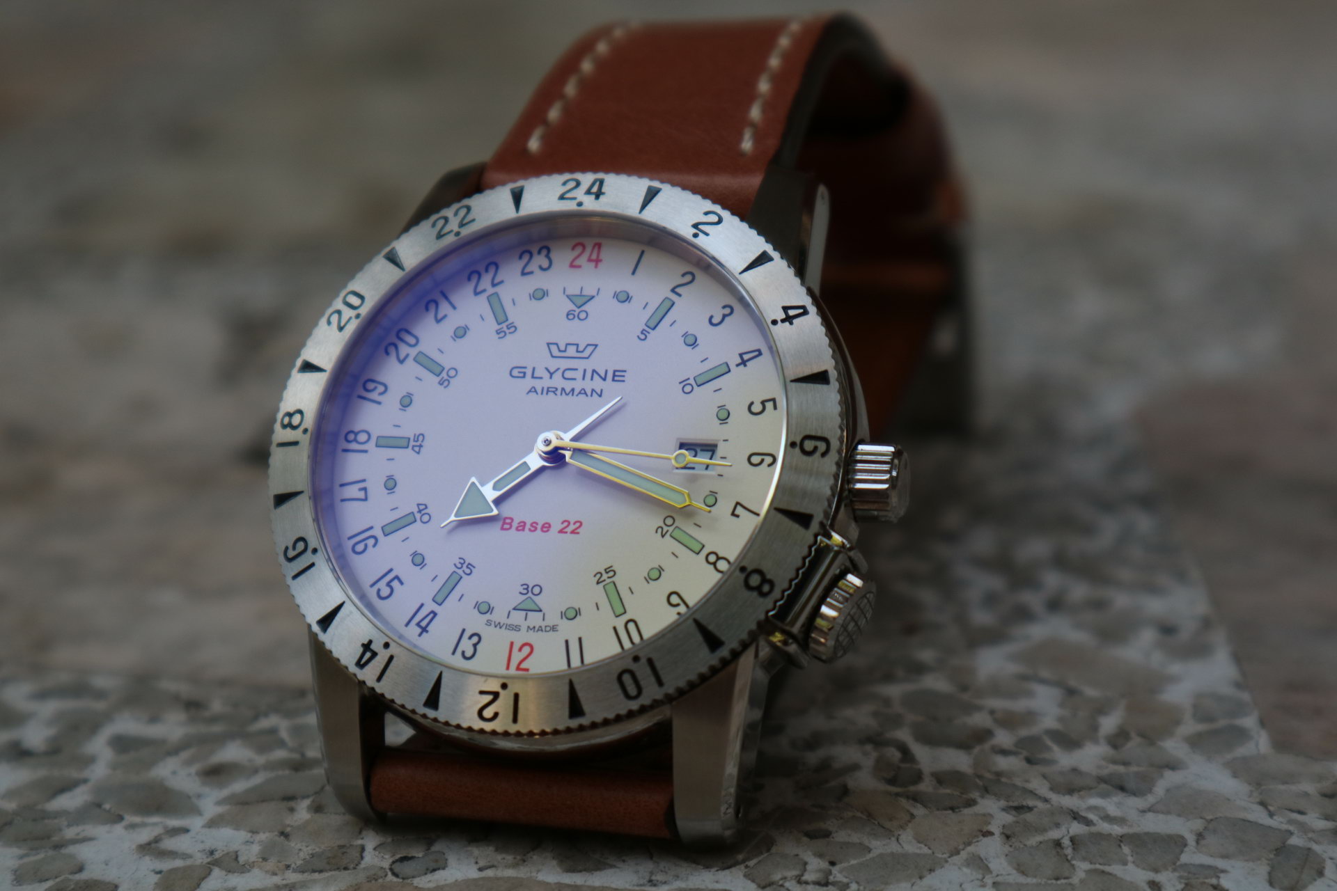 Glycine Airman Base 22 Purist สานต่อตำนานเดินวันละรอบจากรุ่นดั้งเดิม Glycine Airman Base 22 Purist