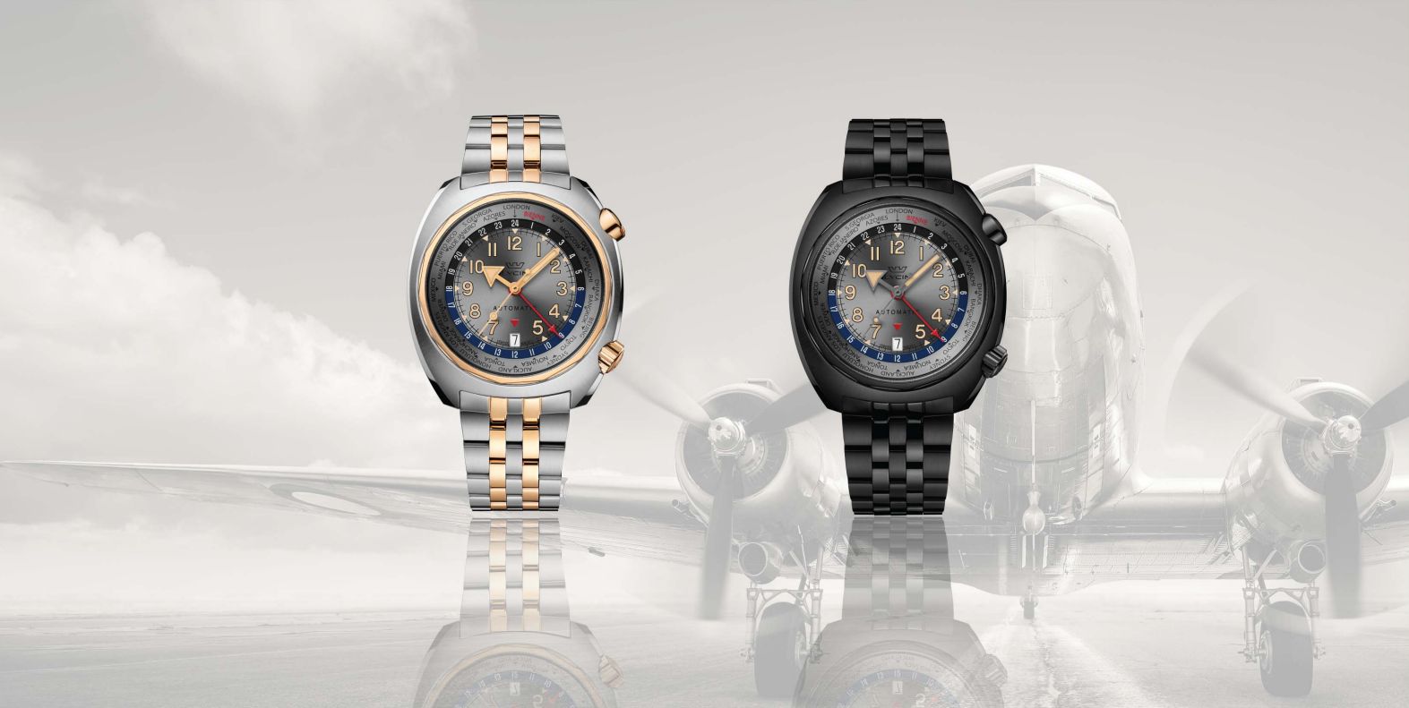 Glycine Airman SST Worldtimer