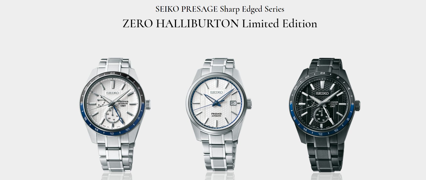 Seiko Presage Sharp Edged X Zero Halliburton