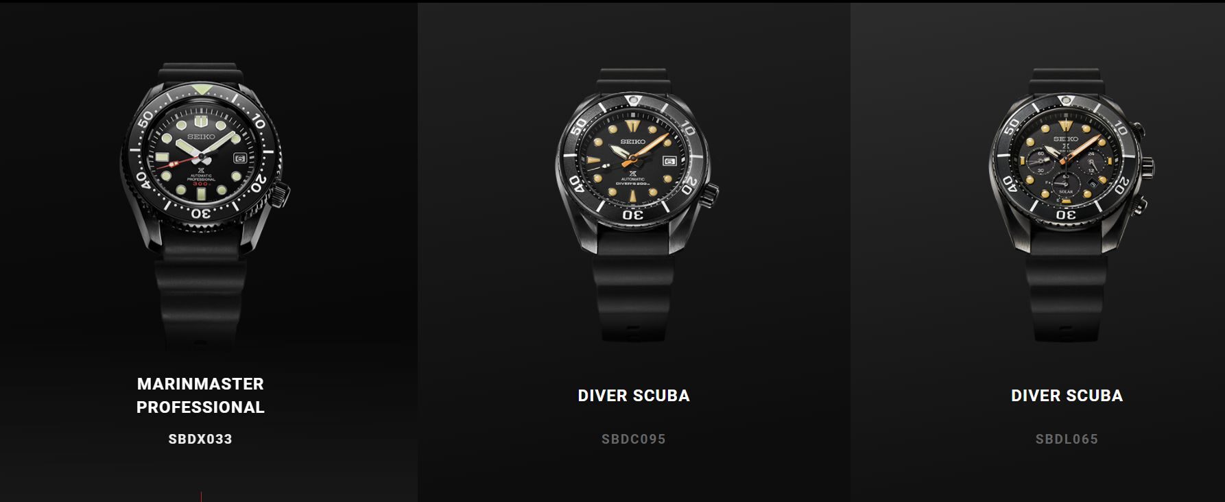 Seiko Prospex Black Series