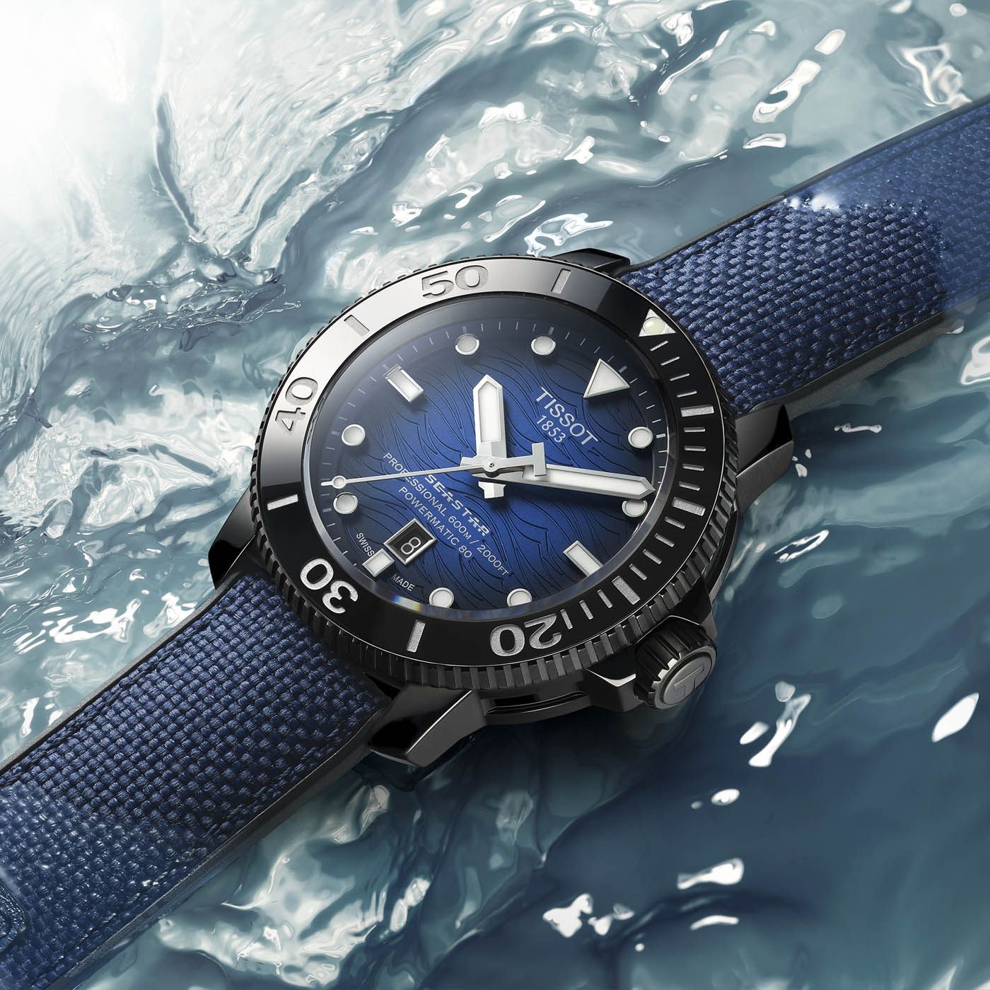 Tissot Seastar 2000 Professional เพิ่มสีสันใหม่สำหรับคนรักนาฬิกาดำน้ำ Tissot Seastar 2000 Professional