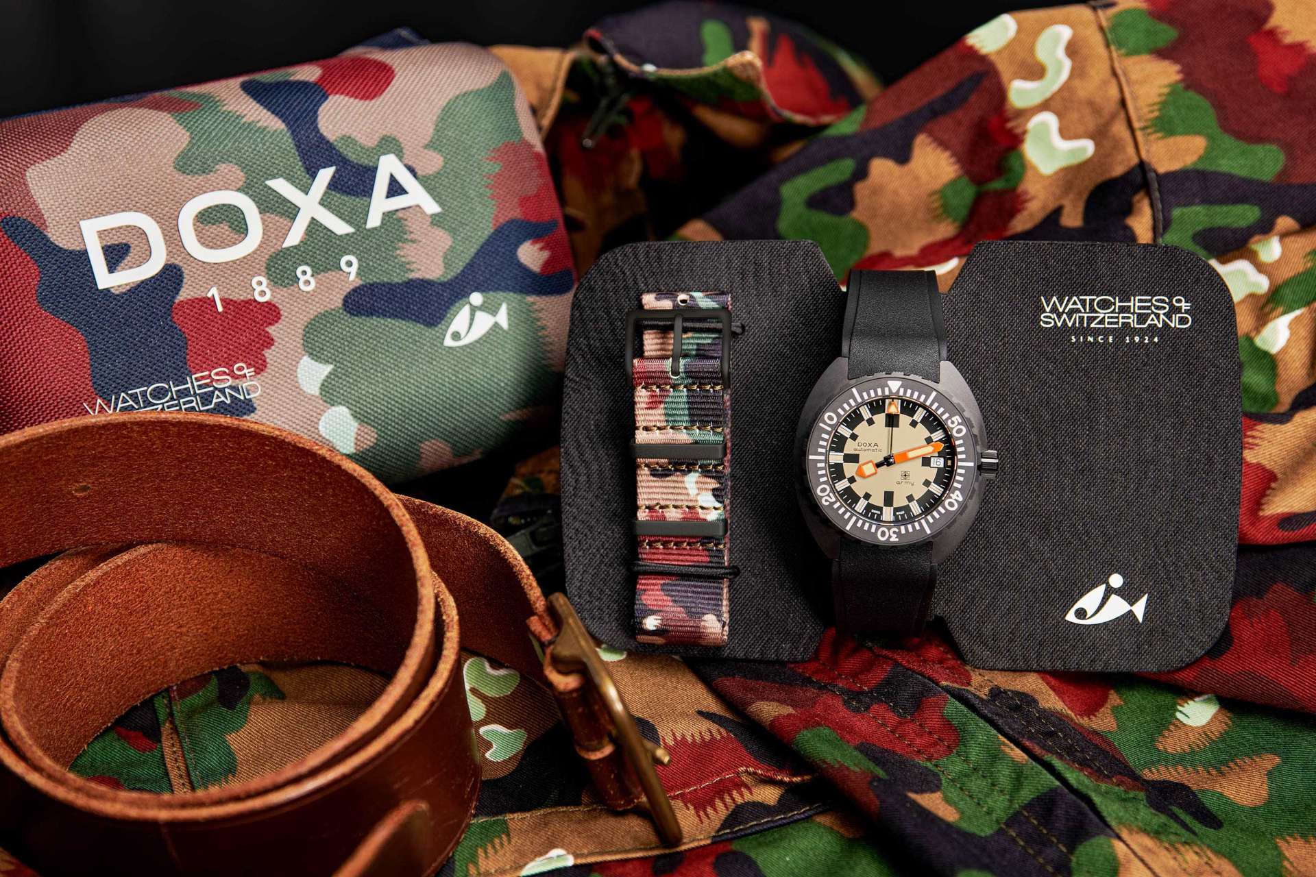 Doxa Army Watches of Switzerland Edition