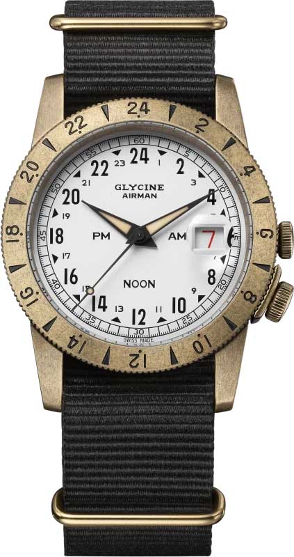 Glycine Airman Vintage Noon 40 Purist