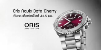 Oris Aquis Date Cherry