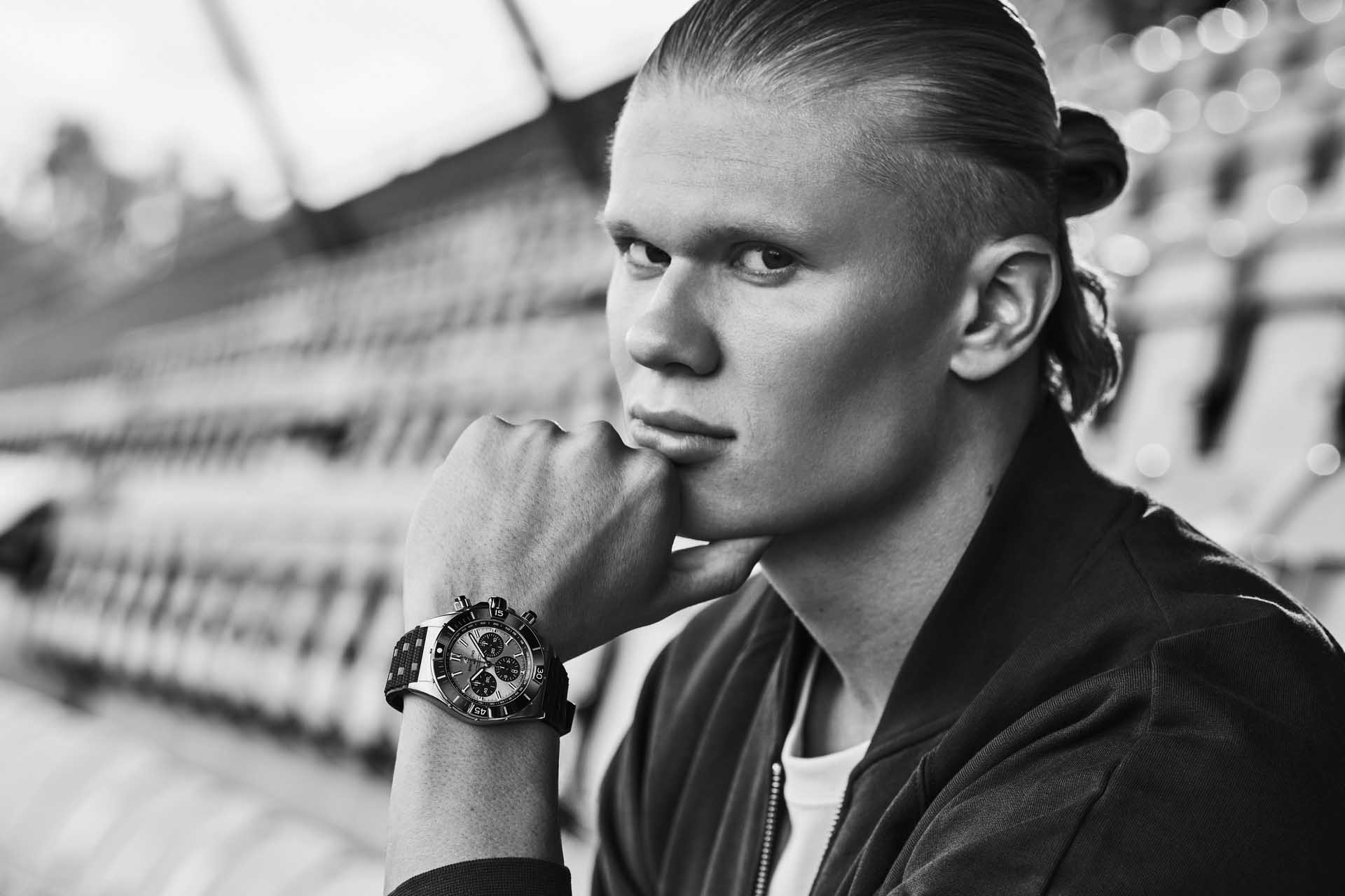 Breitling เปิดตัว Erling Haaland เป็น All-Star Squad คนใหม่ Breitling Erling Haaland All-Star Squad