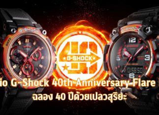 Casio G-Shock 40th Anniversary Flare Red