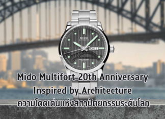 Mido Multifort 20th Anniversary Inspired by Architecture