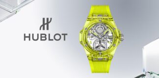 Hublot Big Bang Tourbillon Automatic Yellow Neon SAXEM
