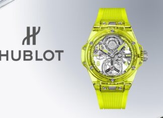 Hublot Big Bang Tourbillon Automatic Yellow Neon SAXEM