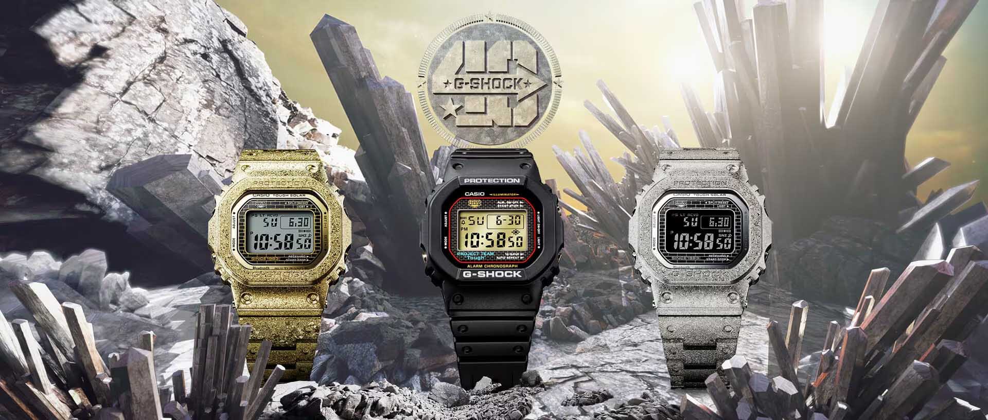 Casio G-Shock 40th Anniversary Recrystallized ความพิเศษกับวัสดุแบบใหม่ Casio G-Shock 40th Anniversary Recrystallized