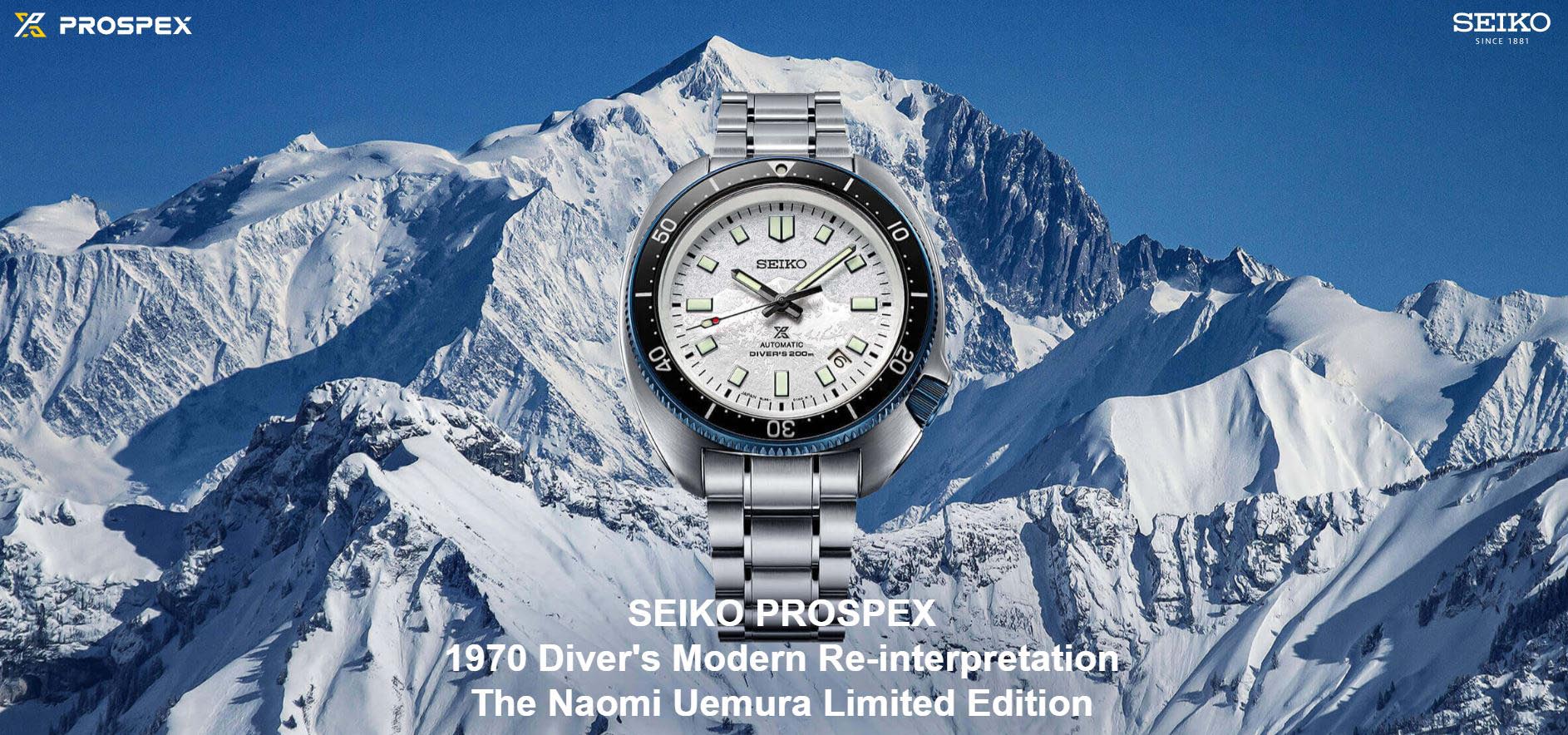 Seiko Prospex 1970 Diver’s Modern Re-Interpretation Naomi Uemura SLA069
