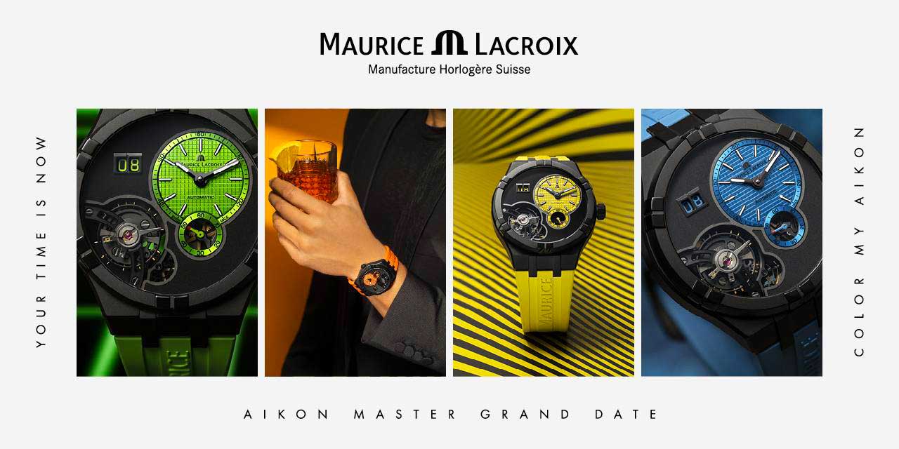Maurice Lacroix AIKON Master Grand Date Technicolor