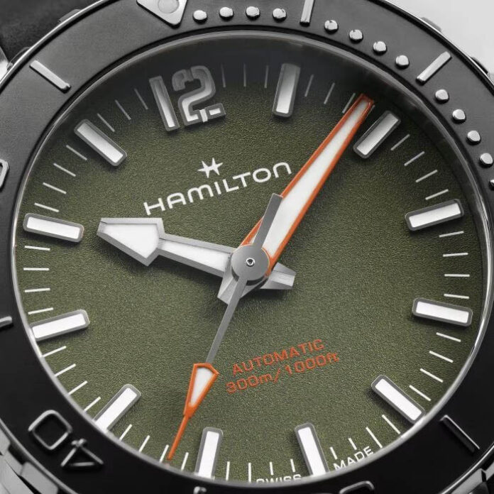 Hamilton Khaki Navy Frogman Auto H77725335 main image 1