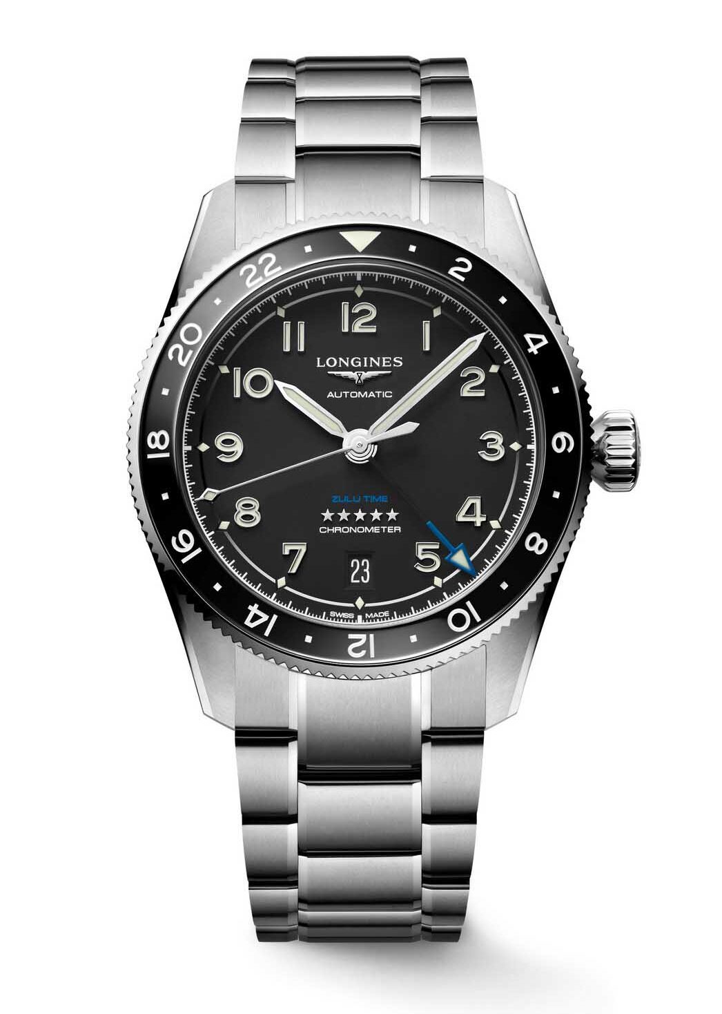 Longines Spirit Zulu Time 39 mm