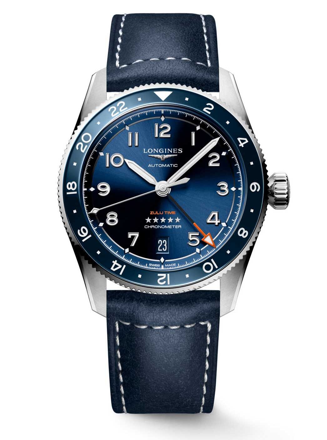 Longines Spirit Zulu Time 39 mm