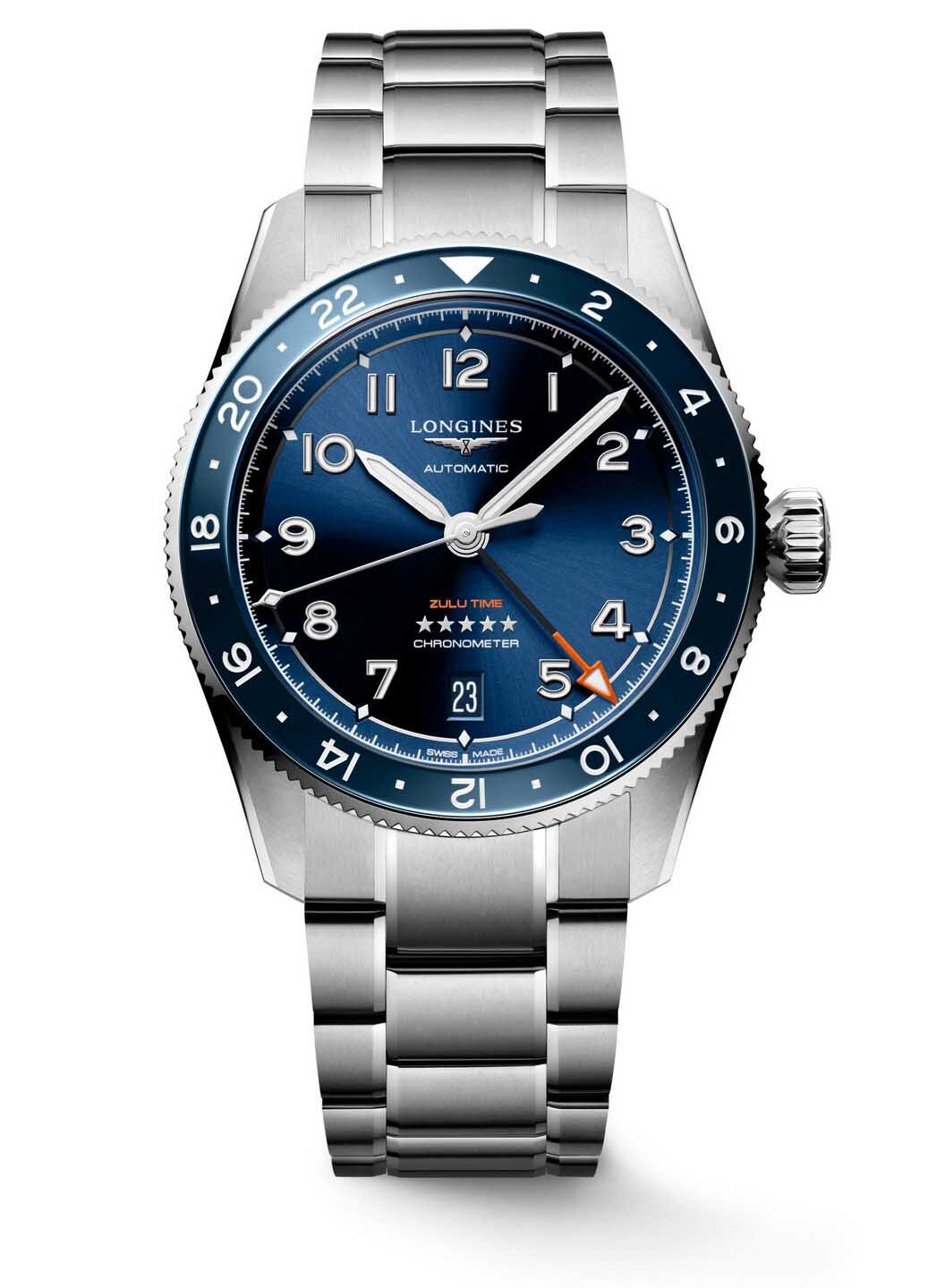 Longines Spirit Zulu Time 39 mm