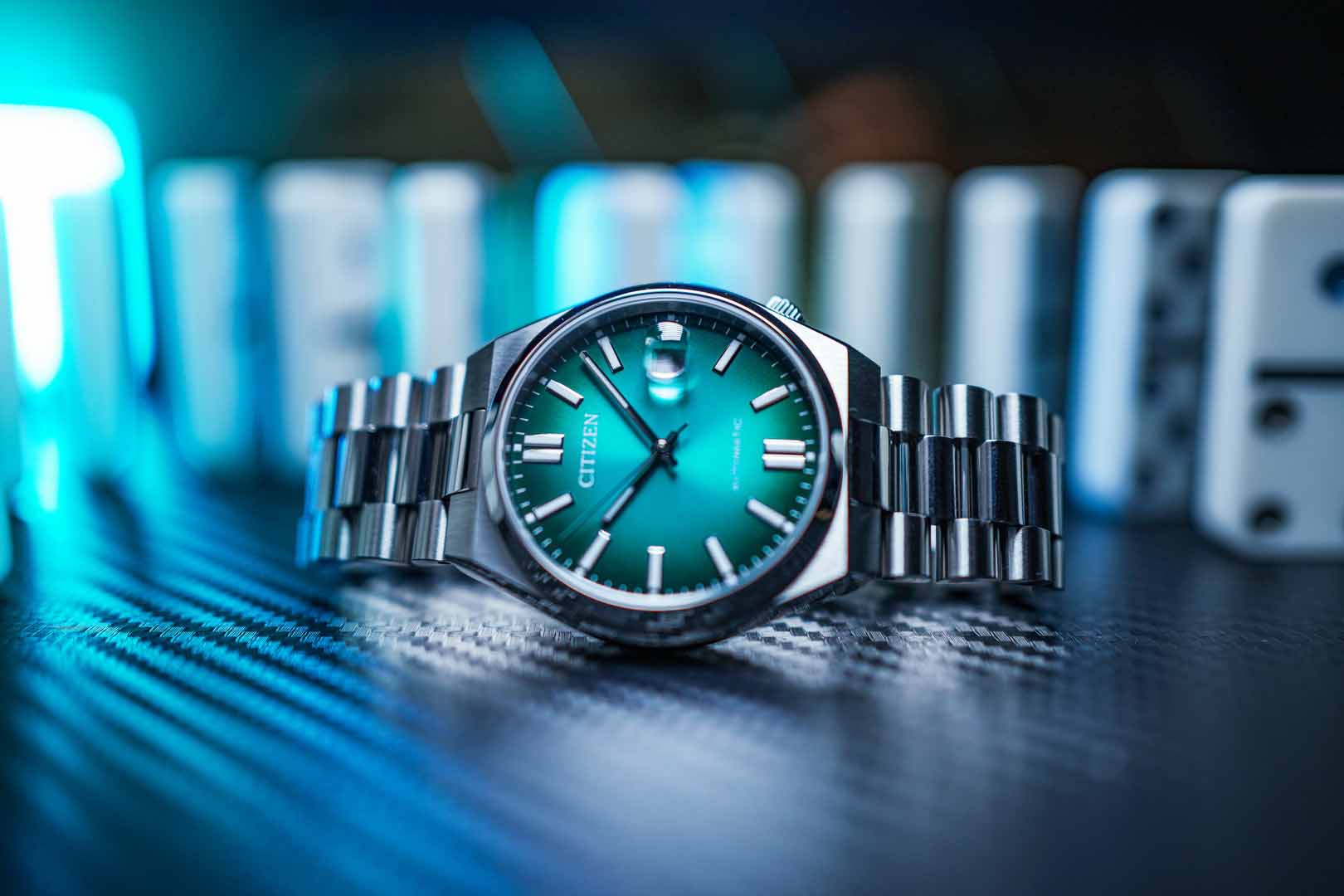 Citizen NJ015 Automatic Tsuyosa เพิ่มทางเลือกด้วยหน้าปัดสีใหม่ Citizen NJ015 Automatic Tsuyosa