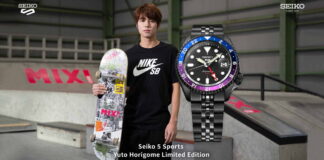 Seiko 5 Sports Yuto Horigome Limited Edition