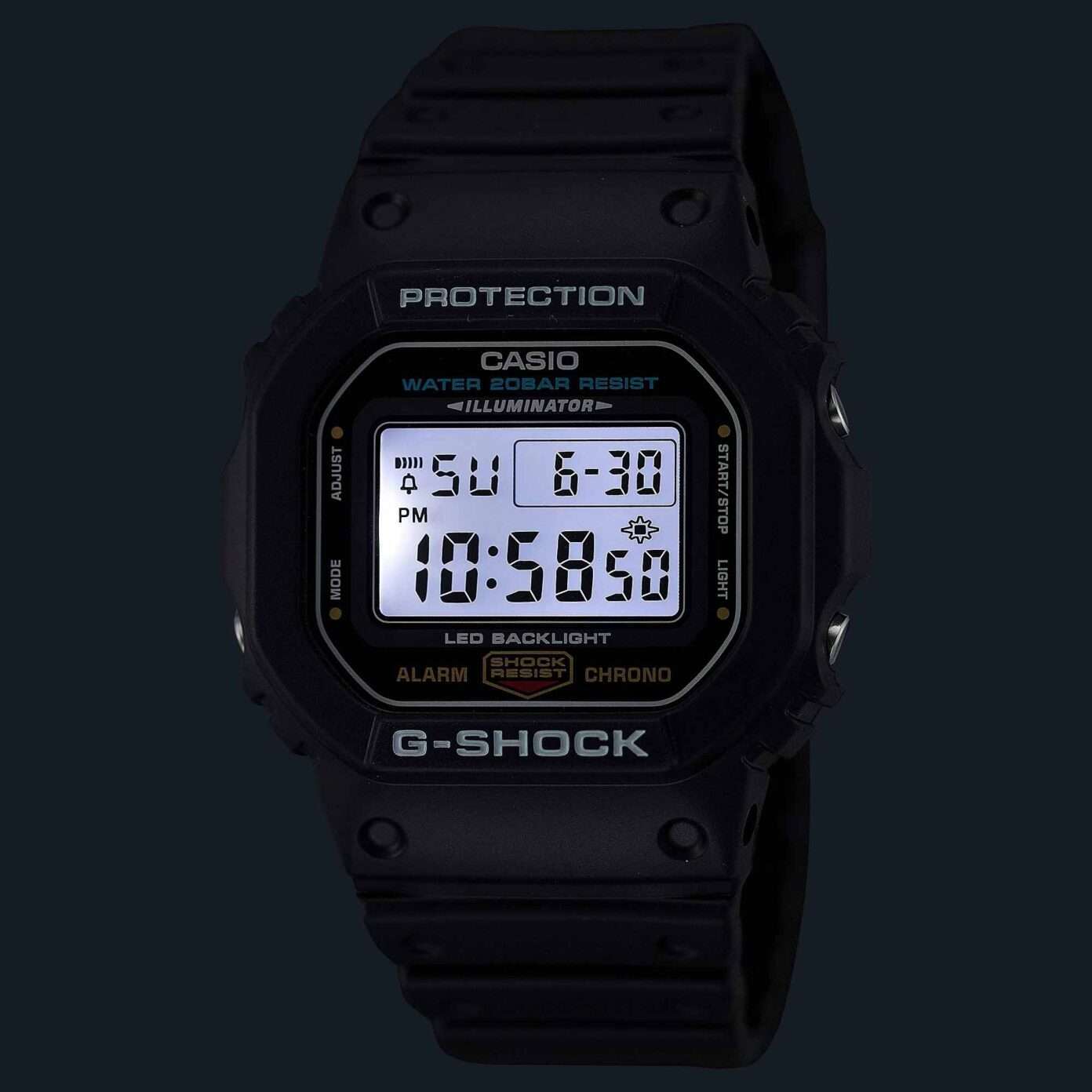 Casio G-SHOCK LED Backlight Series เปลี่ยนโมดุลด้วยไฟแบบใหม่