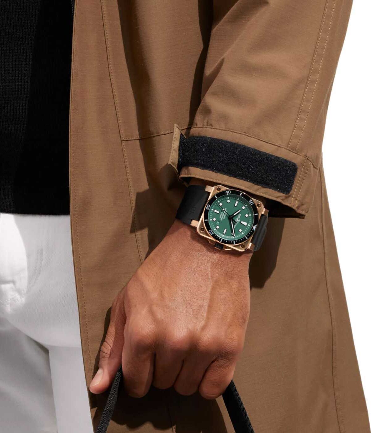 Bell & Ross BR 03-92 Diver Black & Green Bronze