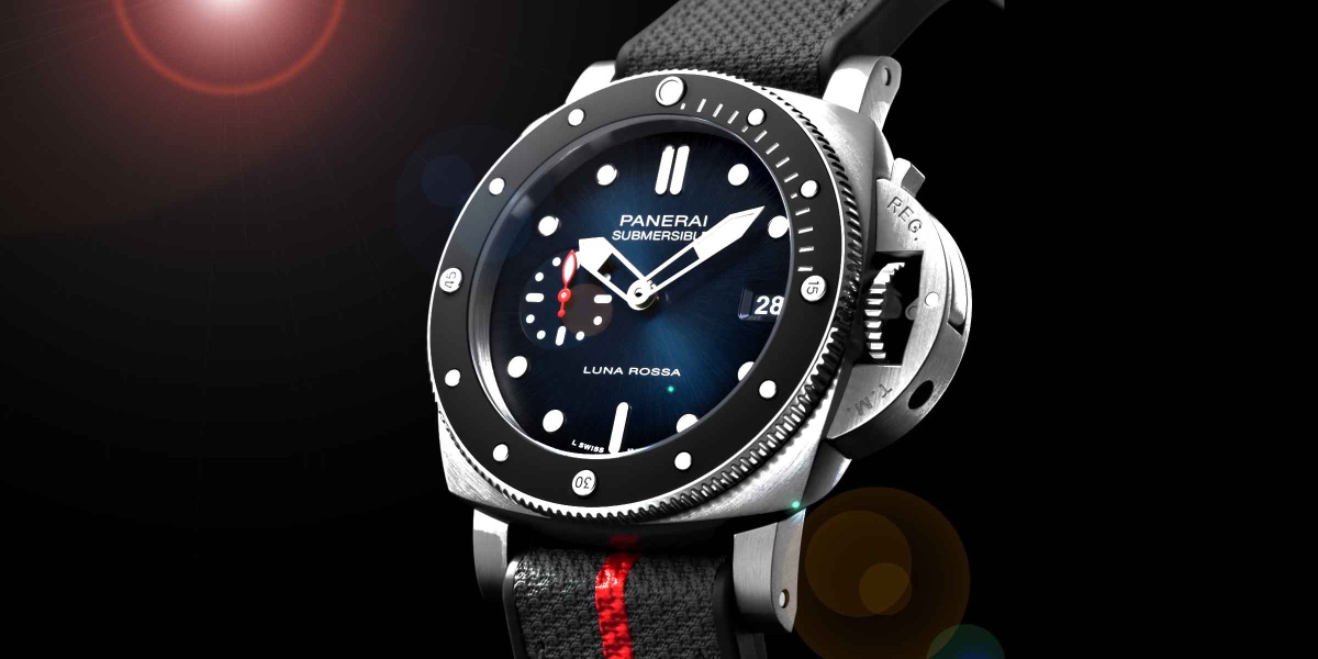 Panerai Submersible Luna Rossa PAM01565 ความพิเศษสำหรับออนไลน์เท่านั้น Panerai Submersible Luna Rossa PAM01565