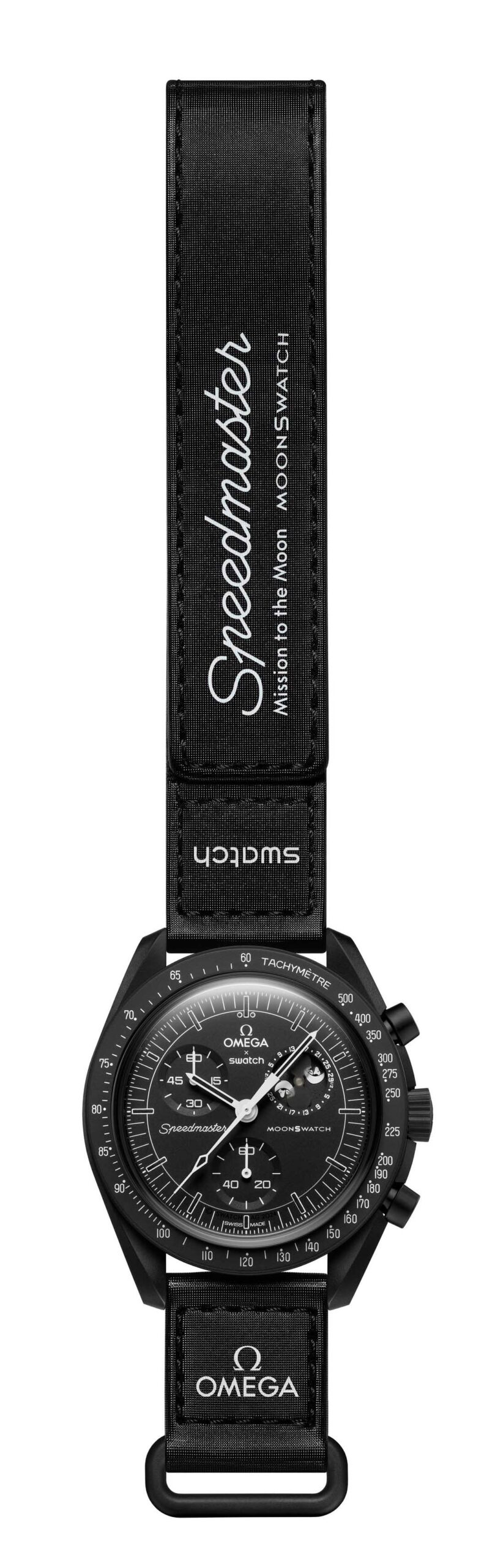 Swatch Bioceramic MoonSwatch MISSION TO THE MOONPHASE-NEW MOON หมาน้อยในคืนจันทร์ดับ Swatch Bioceramic MoonSwatch MISSION TO THE MOONPHASE-NEW MOON