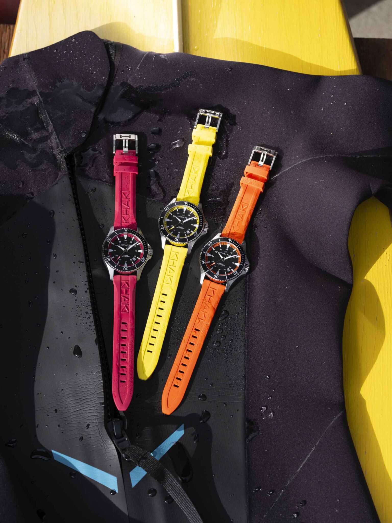 Hamilton Khaki Navy Scuba เติมสีสันเพิ่มความสดใส