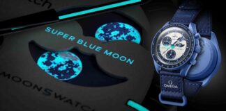 SWATCH Bioceramic MoonSwatch MISSION TO THE SUPER BLUE MOONPHASE