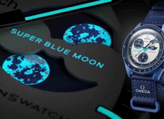 SWATCH Bioceramic MoonSwatch MISSION TO THE SUPER BLUE MOONPHASE