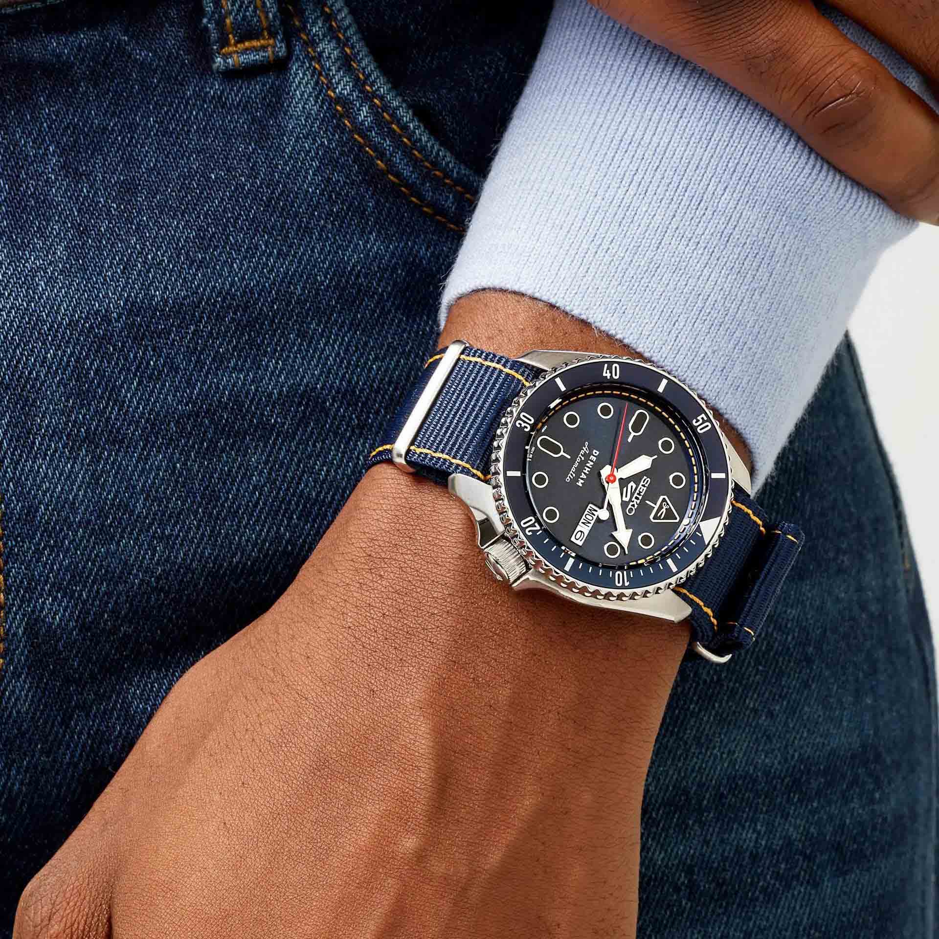 Seiko 5 Sports x DENHAM SRPL35