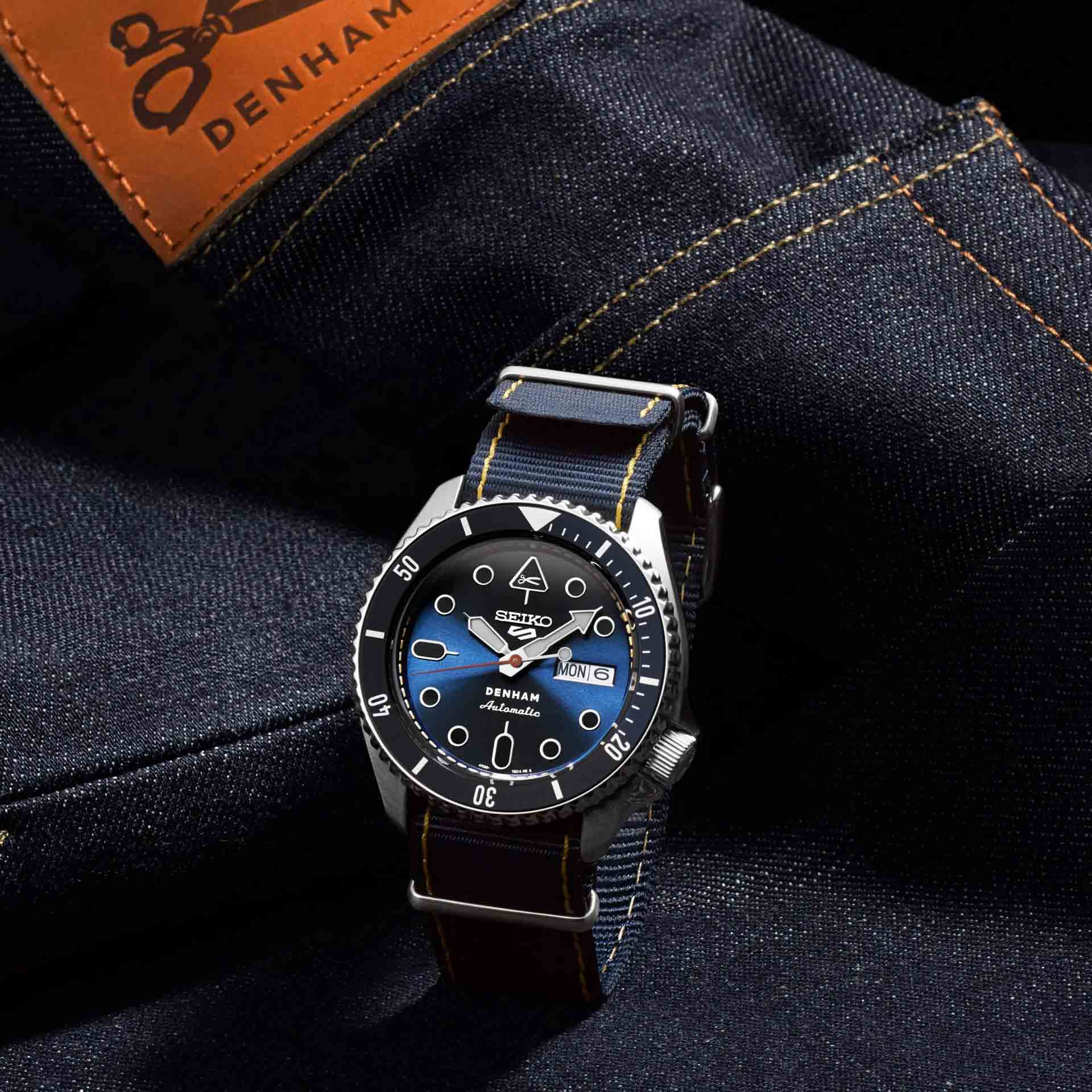 Seiko 5 Sports x DENHAM SRPL35