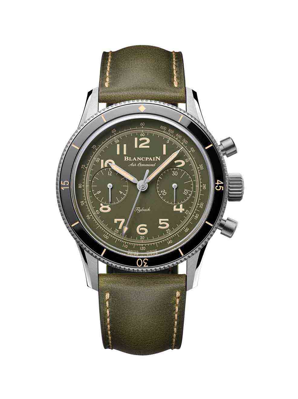 Blancpain Air Command สุดสปอร์ตด้วยหน้าปัดสีเขียว