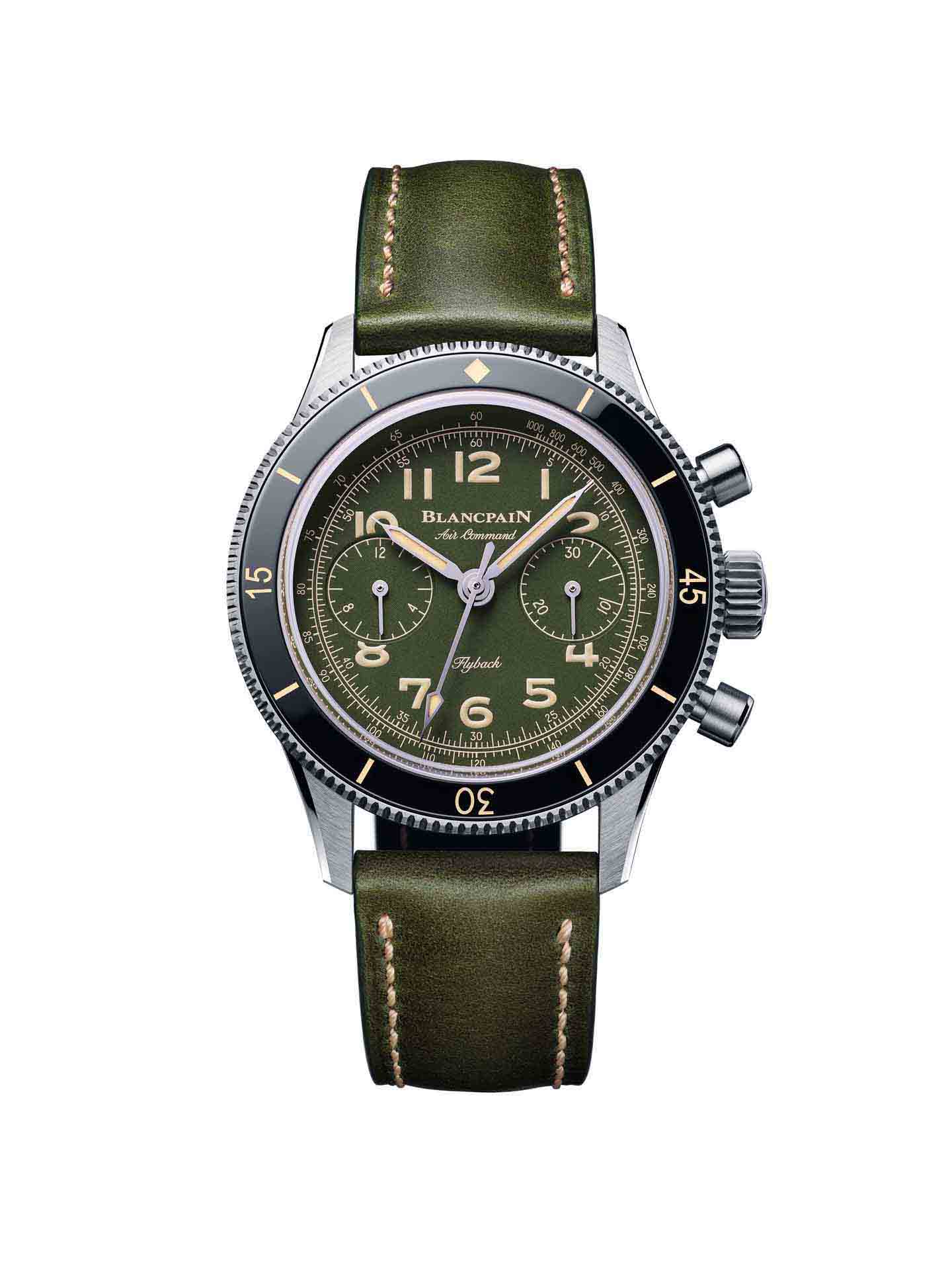 Blancpain Air Command สุดสปอร์ตด้วยหน้าปัดสีเขียว