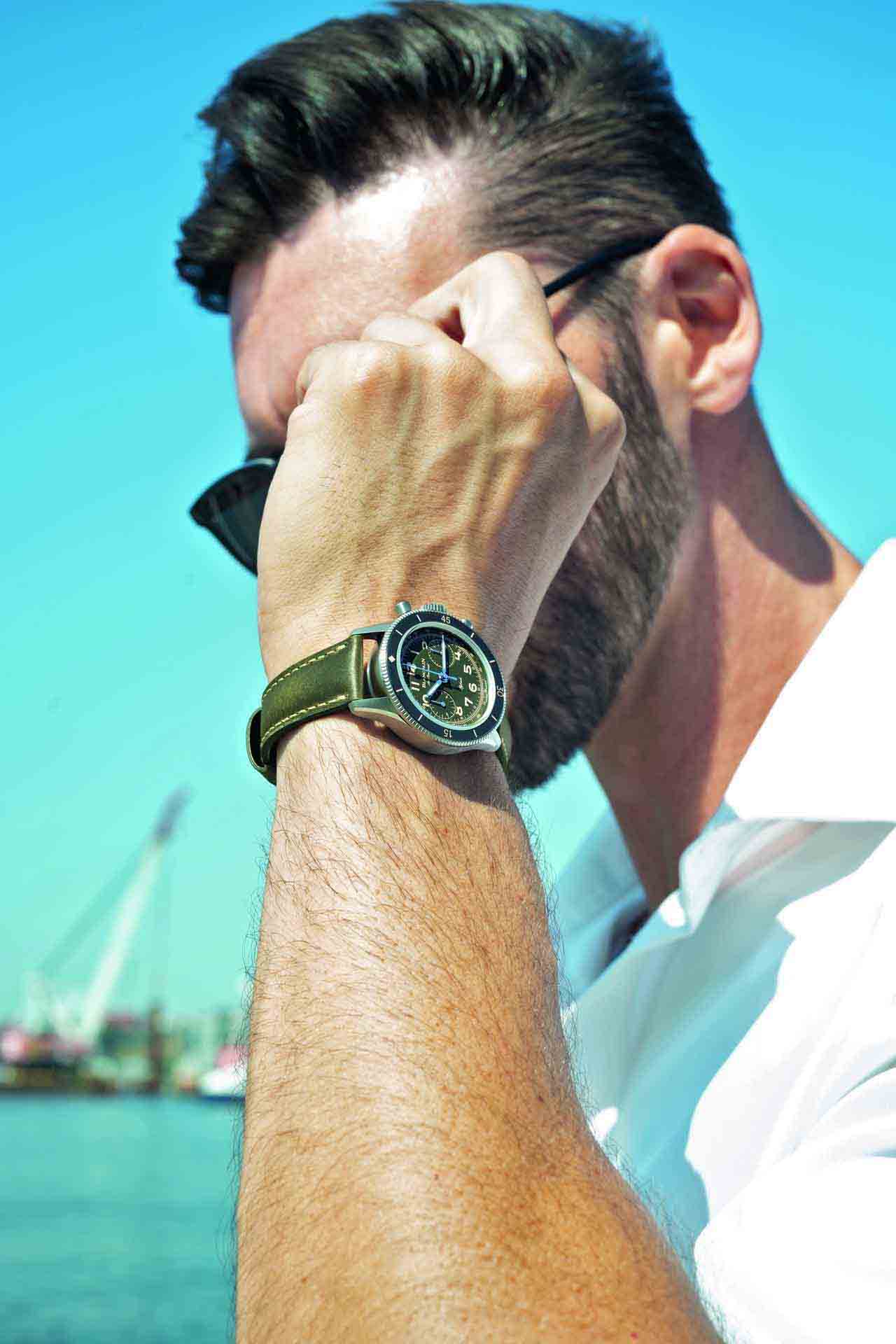 Blancpain Air Command สุดสปอร์ตด้วยหน้าปัดสีเขียว
