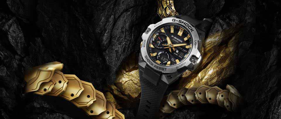 Casio G-SHOCK GST-B400CX-1A ต้อนรับปีงูด้วยดีไซน์งูกินหาง