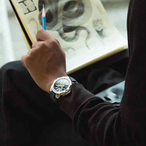 Casio G-SHOCK GST-B400CX-1A ต้อนรับปีงูด้วยดีไซน์งูกินหาง