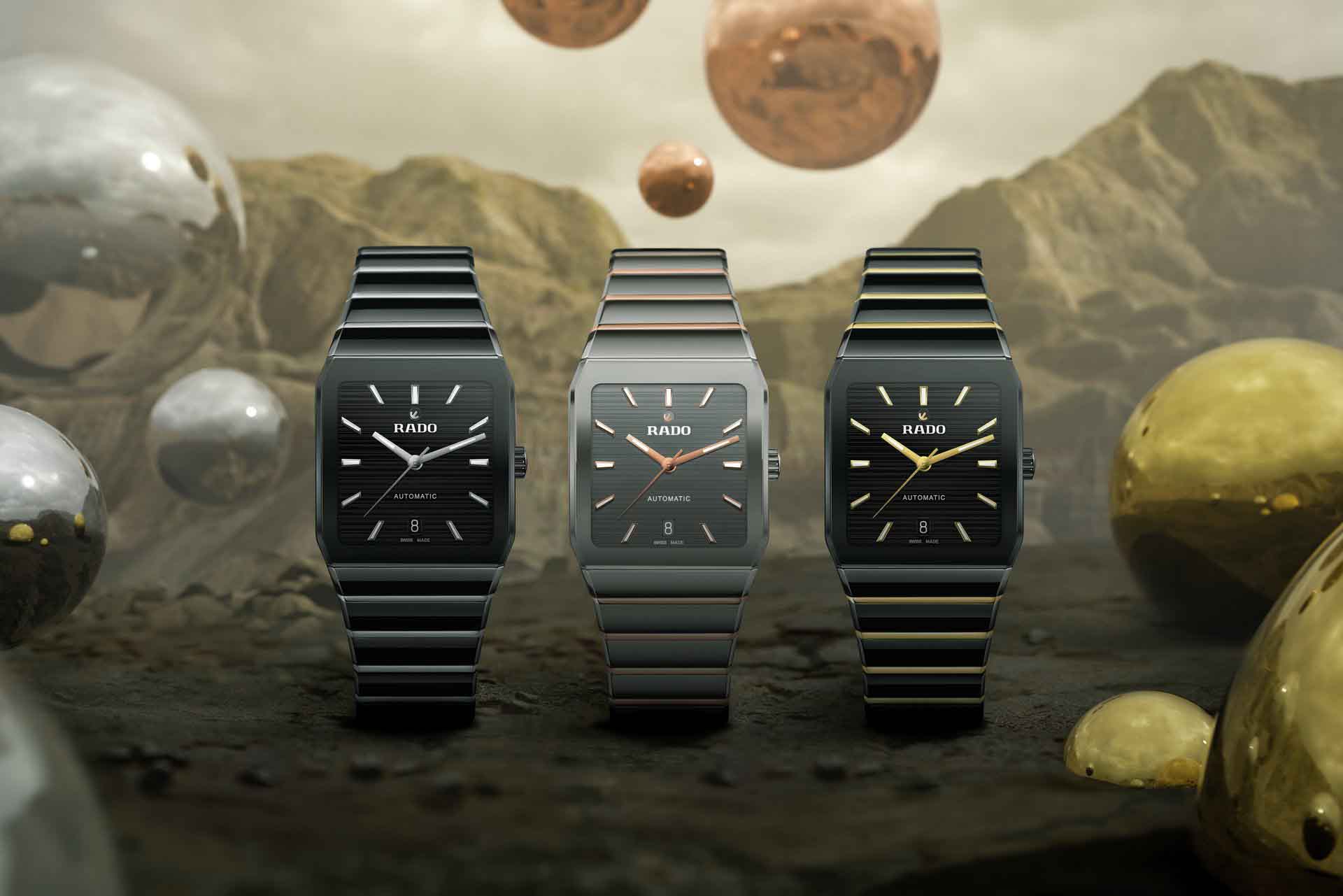 Rado Anatom Hi-Tech Ceramic Bracelet 5 รุ่นใหม่ Hi-Tec Ceramic ทั้งตัวเรือนและสาย