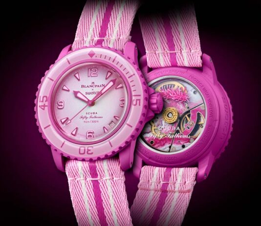 SWATCH Bioceramic Scuba Fifty Fathoms Pink Ocean