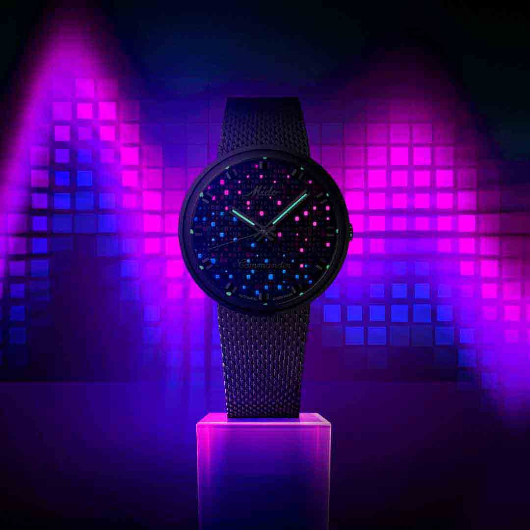 Mido Commander 1969 Pixel Dial