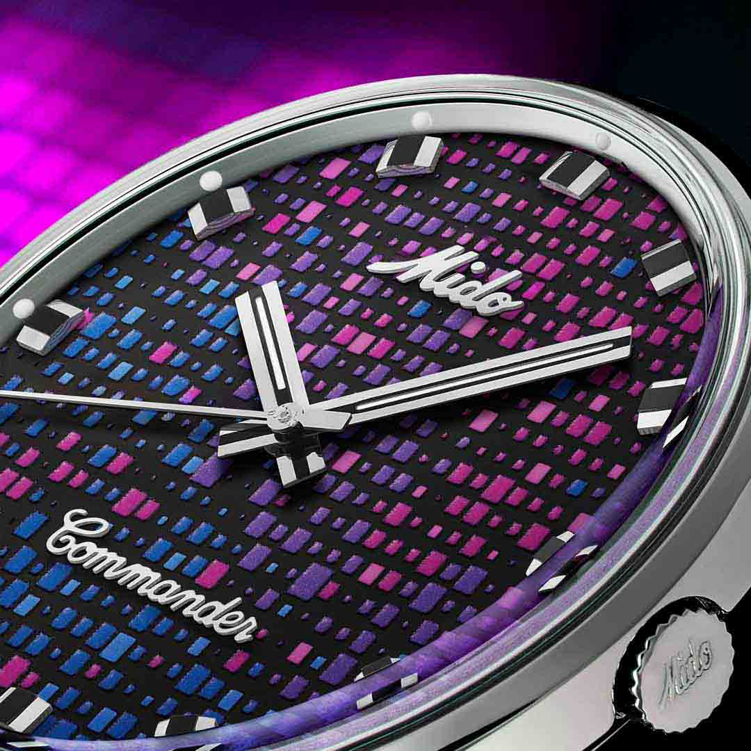 Mido Commander 1969 Pixel Dial