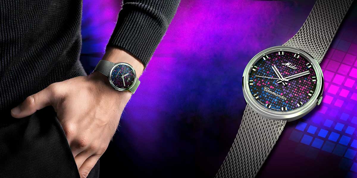Mido Commander 1969 Pixel Dial