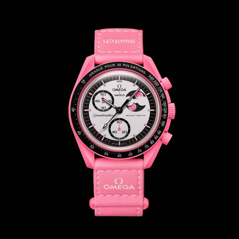 OMEGA x Swatch Bioceramic MoonSwatch Mission to The Pink Moonphase
