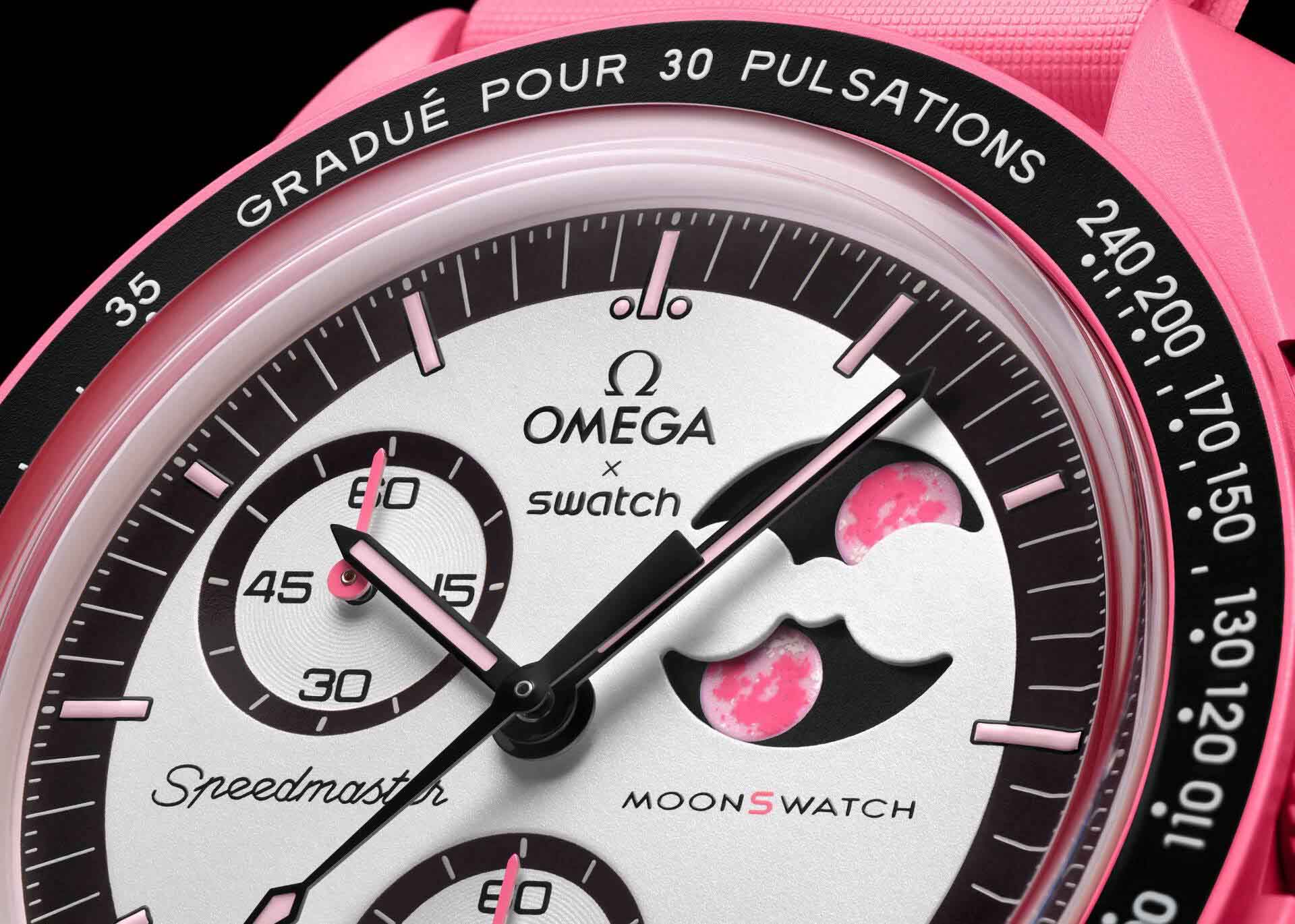 OMEGA x Swatch Bioceramic MoonSwatch Mission to The Pink Moonphase
