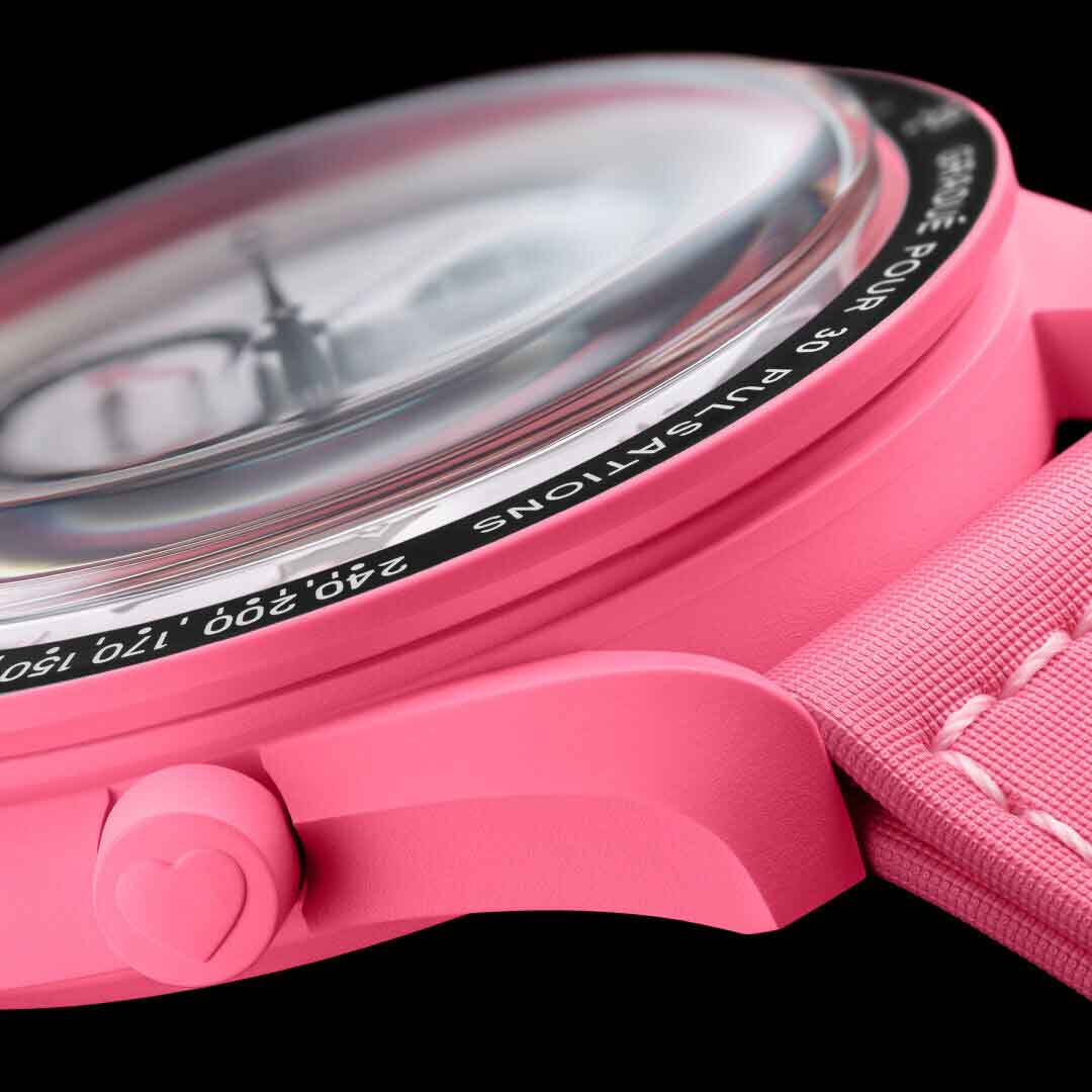 OMEGA x Swatch Bioceramic MoonSwatch Mission to The Pink Moonphase