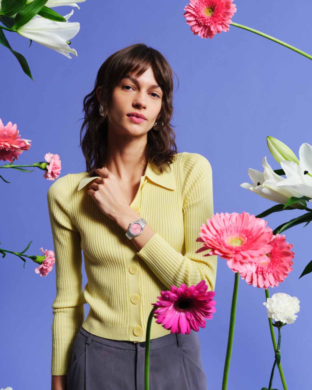 Swatch Blossom Time & รุ่น PETAL BLISS &รุ่น PETAL FRENZY & PETAL SWIRL & PETAL CHARM