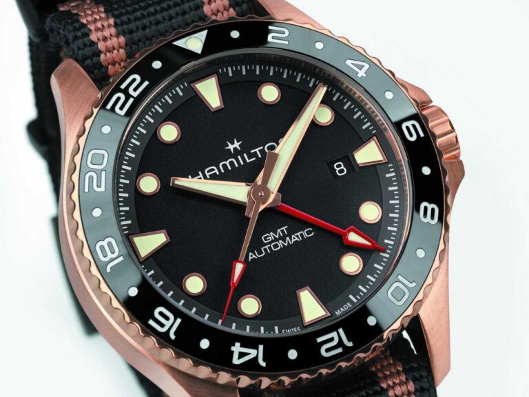 Hamilton Khaki Navy Scuba GMT 43mm เสริมทางเลือกใหม่สำหรับนักเดินทาง