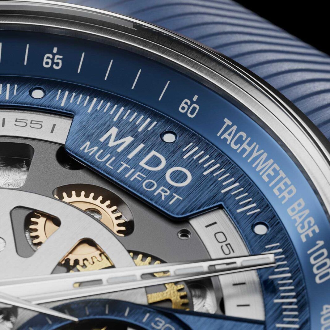 Mido Multifort Skeleton Chronograph ความสปอร์ตบนหน้าปัดเปลือย
