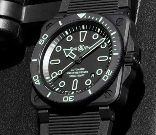 Bell & Ross BR-03 Diver Lum Outline
