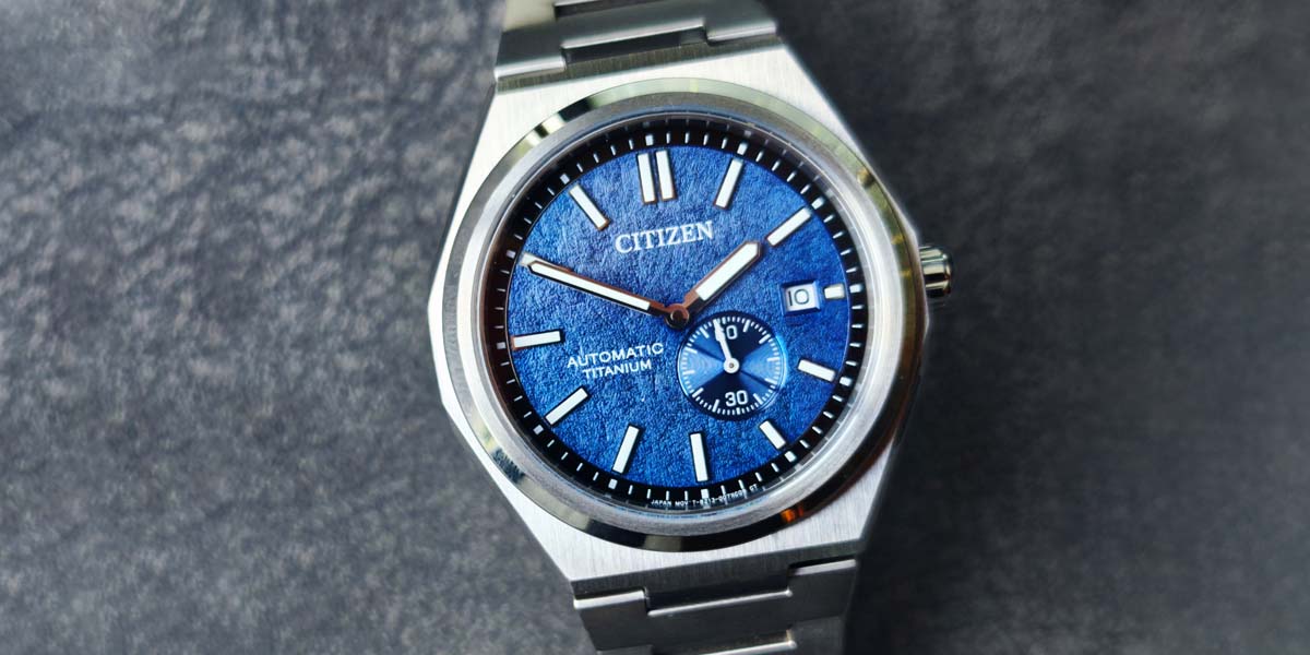 Citizen Zenshin Automatic Small Second ความเบาในราคาที่เข้าถึงได้ Citizen Zenshin Automatic Small Second