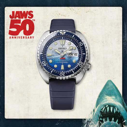 Seiko Prospex Turtle x JAWS 50th Anniversary